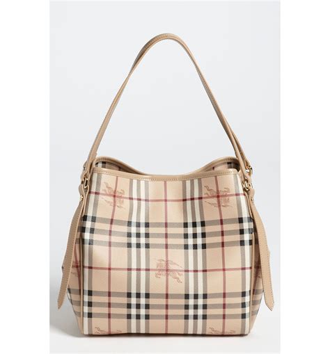 Burberry Haymarket Tote for sale 